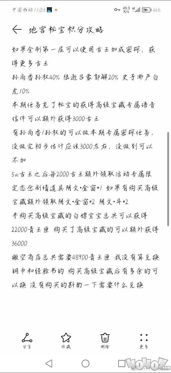 代号鸢地宫秘宝活动怎么玩 地宫秘宝积分攻略