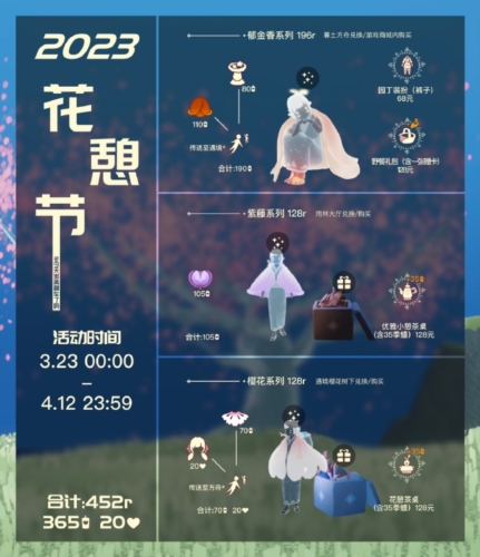 光遇2023花憩节活动祖先兑换图一览1