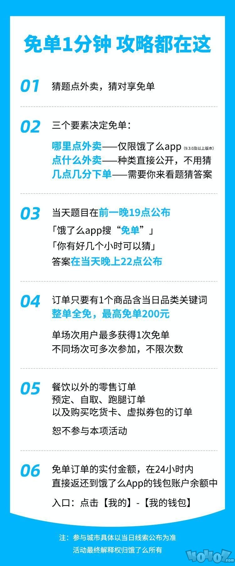 饿了么一分钟免单答案是什么 6月22日一分钟免单时间答案汇总