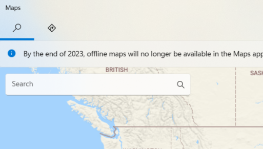 微软或因合作协议问题将取消Windows 11离线地图服务