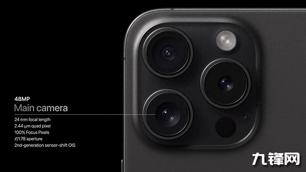 苹果iPhone 15 Pro Max相机镜头参数