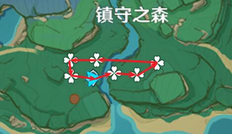 原神家园木材最全收集路线怎么走-原神2.2木材采集地图分布