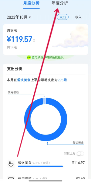 支付宝年度账单在哪里查