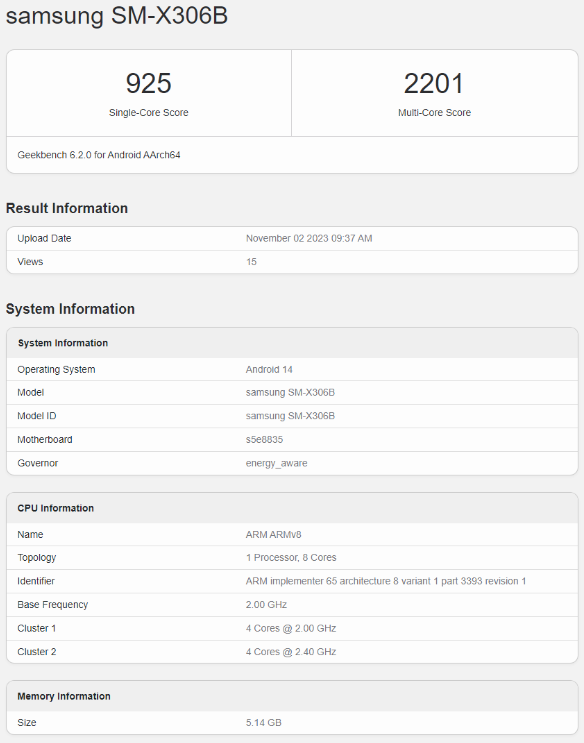 三星Galaxy Tab Active 5亮相GeekBench：性能之选即将问世