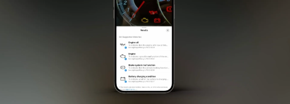 苹果iOS 17系统强化“看图查询”功能，智能警示汽车仪表盘标志