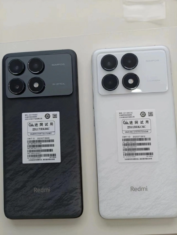 Redmi K70系列手机外观揭秘：搭载天玑8300-Ultra处理器 纹理设计引发热议