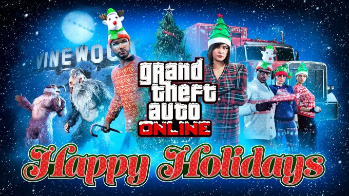 《GTA Online》圣诞节活动：雪人收藏品、古奇和威泽尔广场枪战回归