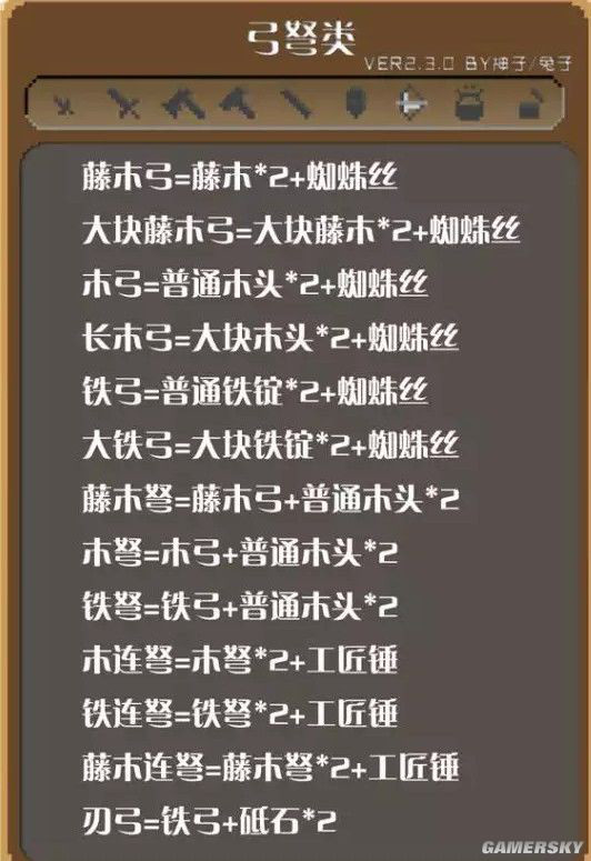 锻冶屋英雄谭合成表大全 锻冶屋英雄谭合成表一览