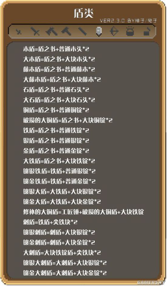 锻冶屋英雄谭合成表大全 锻冶屋英雄谭合成表一览