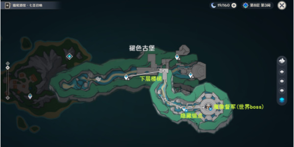 原神旧日之海锚点秘境路线图